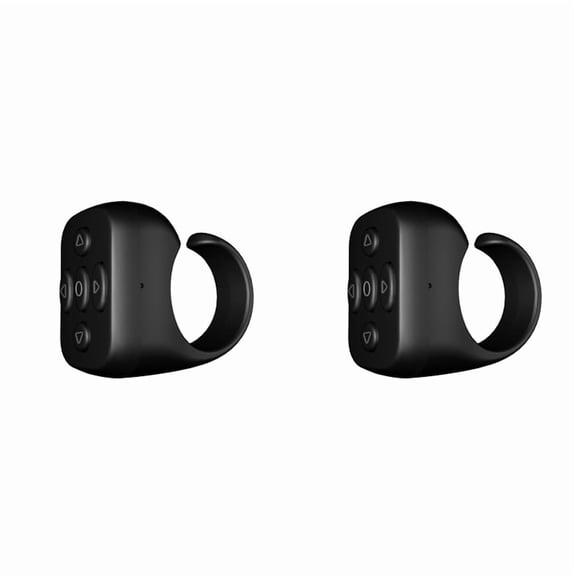 2X Wireless Bluetooth Air Mouse Mobile Selfie Lazy Instant Remote Control Ring Music Video Controller for Laptop Phone A