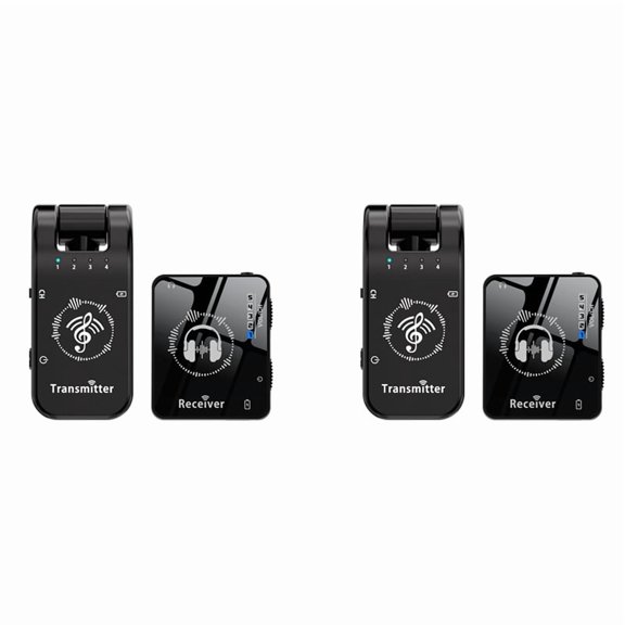 2X Wireless Ear Monitor Transmission System Wireless Ear Monitor Transmission System Transmitter Plus Receiver