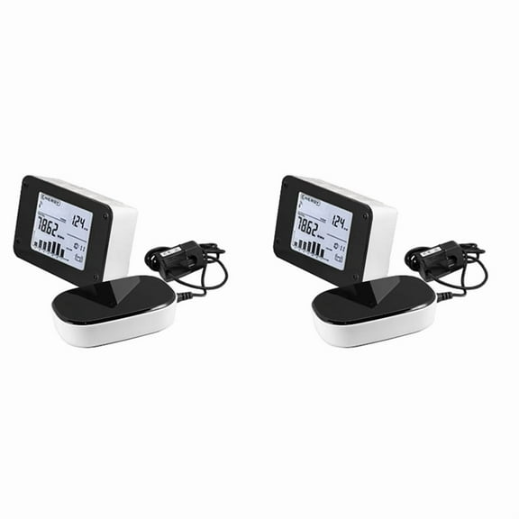 2X Wireless Electricity Monitor to Track Energy Usage in Real Time for Single or Three Phase Power Meter