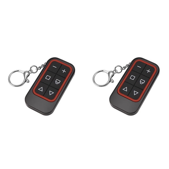 2X Wireless Remote Control 8-Channel Multi-Frequency Garage Door Rechargeable Full-Frequency Copy Remote Control Red