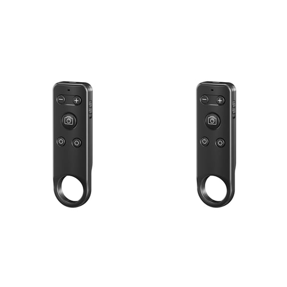 2X Wireless Remote Control with Zoom for Phone,Shutter with Front/Rear Camera Switch for Photo and Video