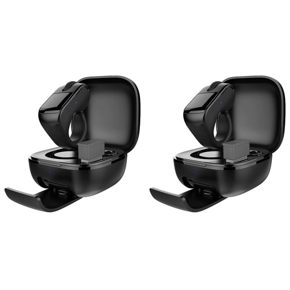 2X Wireless Scrolling Ring,Air Finger Ring Mouse with Touchpad,Bluetooth Scroller Remote Control B