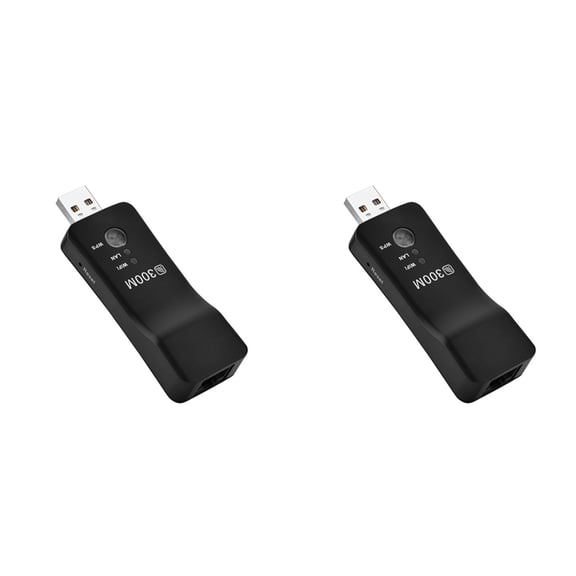 2X Wireless USB Universal 300Mbps for Smart TV Wifi Repeater Adapter Ethernet Network Repeater