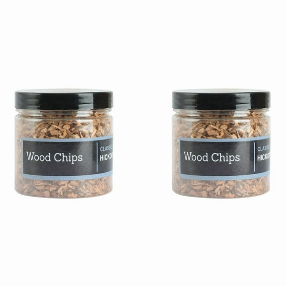 2X Wood Chips Set for Smoking Infuser - Wood for Food Smoker and Cocktail Smoker(Hickory Wood)