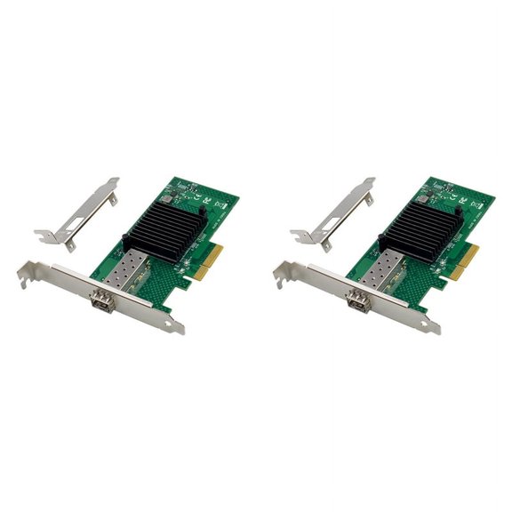 2X X520-SR1 10G + Server Fiber Optic Network Card 82599EN Chip PCIE X4 Single Optical Port Network Card