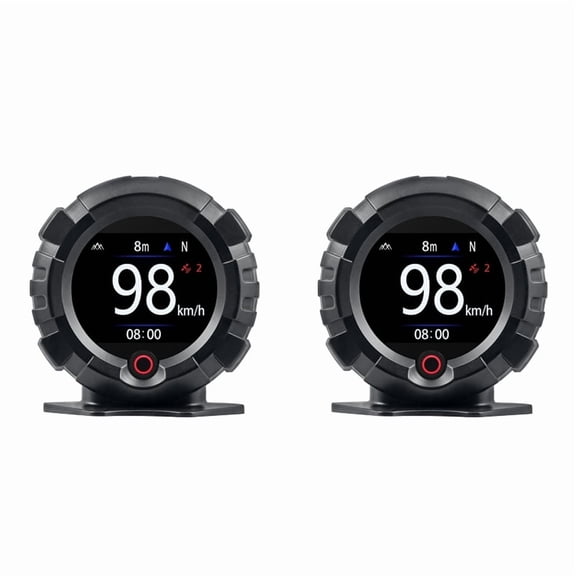2X X95 Car GPS Slope Meter Digital Head Up Display Inclinometer Speedometer Off-Road Car Pitch Slope Angle Meter