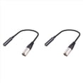 thumbnail interactive-video image 1 of XLR Cable Male To Male 10ft 2-Pack - Oxygen-Free Copper Microphone Cables For Professional Audio 1 of 13