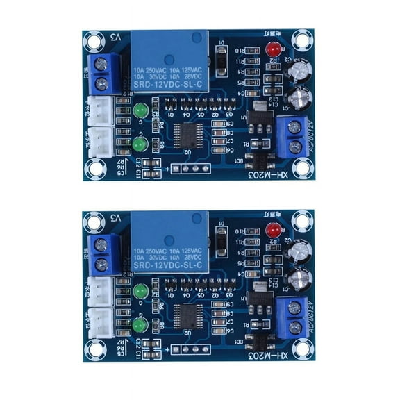2X Xh-M203 Full Automatic Water Level Controller Pump Switch Module 12V Relay Sensors