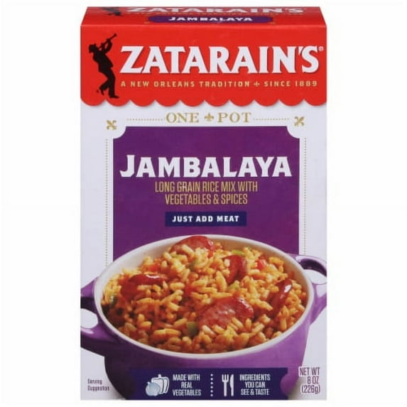 Zatarain's 2PACK,Non-GMO Jambalaya Rice Mix, 8 oz