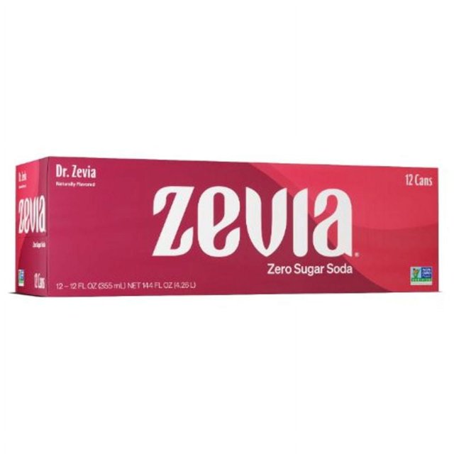2X Zevia Dr. Zevia Zero Calorie Soda 12 Pack 12 ct