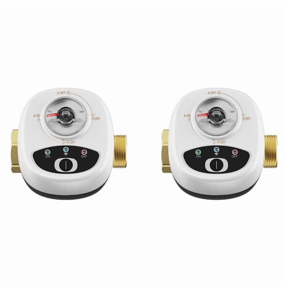 2X Zigbee Smart Valve Controller Ball Valve APP Remote Control IP65 Waterproof Water Valve Works for , DN20