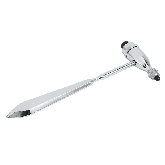 2X Zinc Alloy Percussion Hammer Multi-Functional Neurological Reflex Diagnostic Hammer Massage Relaxation