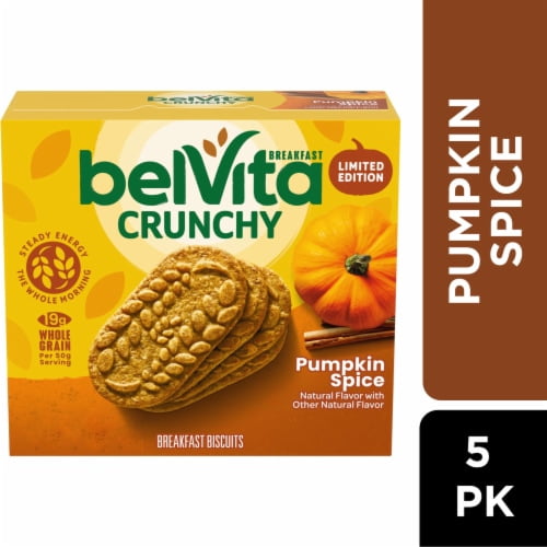 2X-belVita Limited Edition Pumpkin Spice Breakfast Biscuits - 1.76