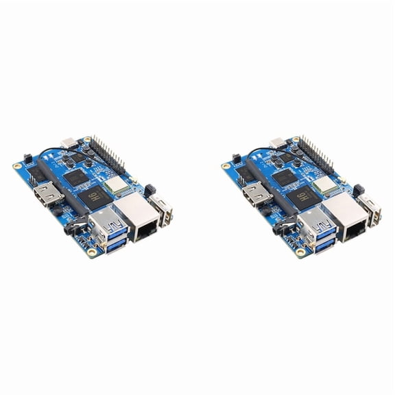 2X for 3 Development Board 2G8G EMMC with +BT5.0,AllWinner H6 SoC,Open Source Board Computer,2 x For Orange Pi 3 LTS development board,Blue