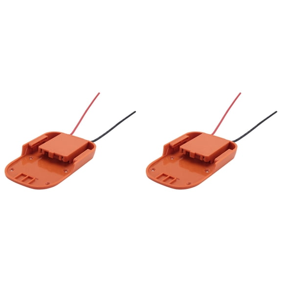 2X for Adapter for 18V Li-Ion Battery Dock Power Connector Rigid 12 Gauge Robotics