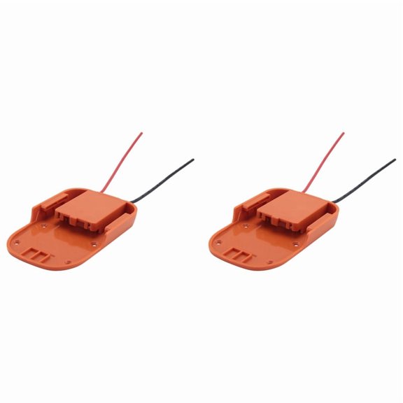2X for  Adapter for   18V  Li-Ion Battery Dock Power Connector Rigid 12 Gauge Robotics