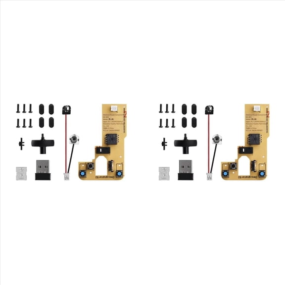 2X for Bamboo Lab DIY 3D Printing Wireless Mouse Kit Model 002 Computer Components with Printer Parts and Hardware