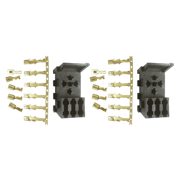 2X for Car Rv Yacht Relay & 3 Fuse Base Kit - 4, 5 Pin Flasher Relays Ato Fuses Holder Socket Box