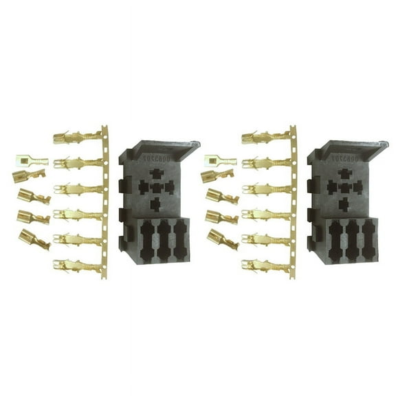 2X for Car Rv Yacht Relay & 3 Fuse Base Kit - 4, 5 Pin & Flasher Relays Fuses Holder Socket Box
