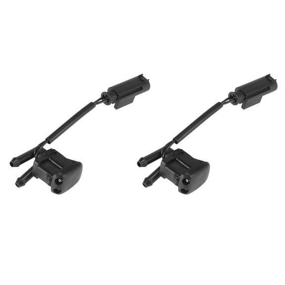 2X for - E39 5-Series 1997-2003 525I 528I 530I 540I Windshield Washer Nozzle Heated Dual Inlet Squirter Jet