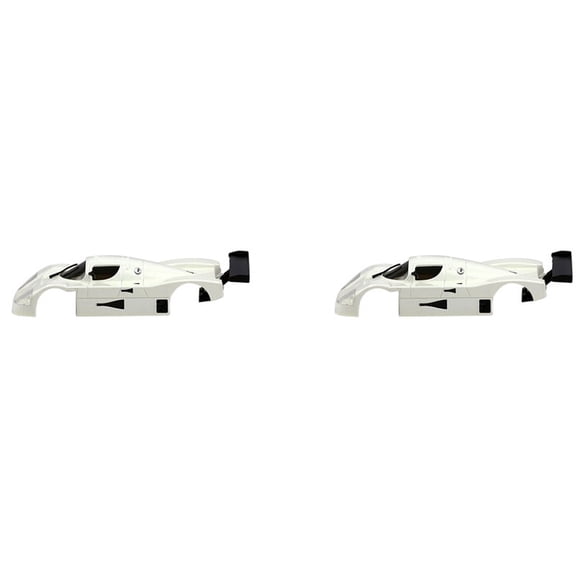 2X for Le Body Shell Car Shell 98mm Wheelbase for 1:28 Iw02 Iw04M HGD1 Mini-Q Mini-Z MR02 White
