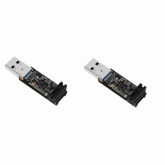 2X for MKS EMMC-ADAPTER V2 USB 3.0 Card Reader for MKS EMMC Module Micro-SD TF Card MKS Pi MKS SKIPR,2 x EMMC-Adapter V2,Black