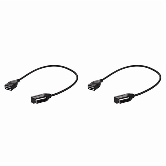 2X for Music Interface MMI to USB Cable Data Sync Charging Adapter