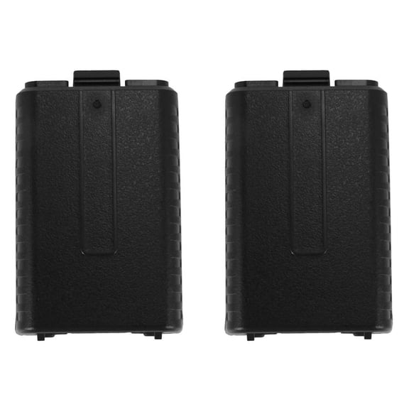 2X for Radio UV5R UV5RB UV5RE UV5REP 6AAA Battery Extended Case Shell Box,2 x Battery Case,black