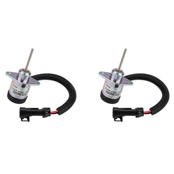 2X for  S185 Skid Steer 6691498 Shut Off Solenoid 1503ES-12A5UC4S 1G925-60011