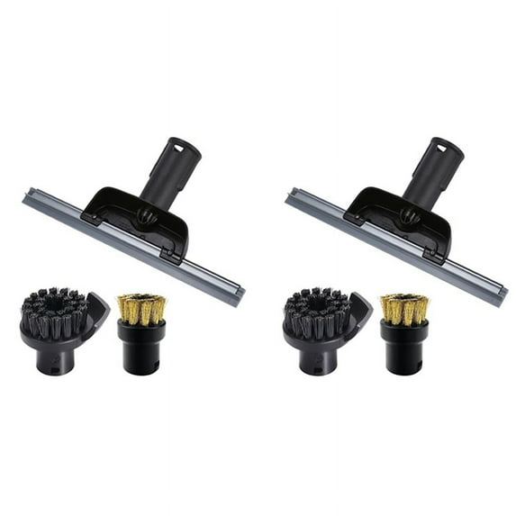 2X for SC2 SC3 SC4 SC5 CTK10 Window Nozzle Scraper Round Brush for Steam Cleaner Mirrors,Clean Slit Moisture