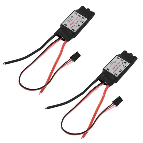 2X for SimonK 30A ESC Brushless Speed Controller BEC 2A for Quadcopter F450 X525,2 x SIMONK 30A ESC Brushless Speed Controller,Black