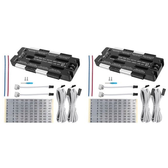 2X for Stairs Flexible Strip Indoor LED Motion Sensor 32 Channels Adjustable Brightness DC 12V 24V