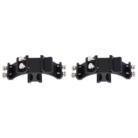 2X for  Finderscope Bracket Dual Finder Scope Mounting Bracket for Astronomical Telescope Finderscope Bracket