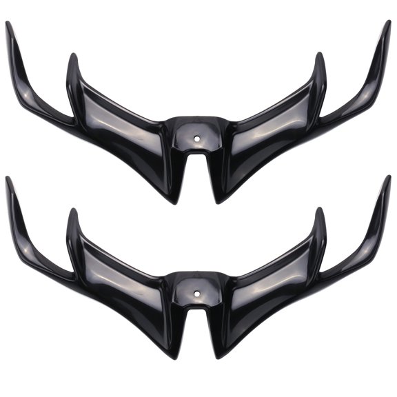 2X for YZF R15 V3.0 V3 VVA 2017-2019 Motorcycle Front Fairing Aerodynamic Winglets,2 piece * Aerodynamic Winglet,black