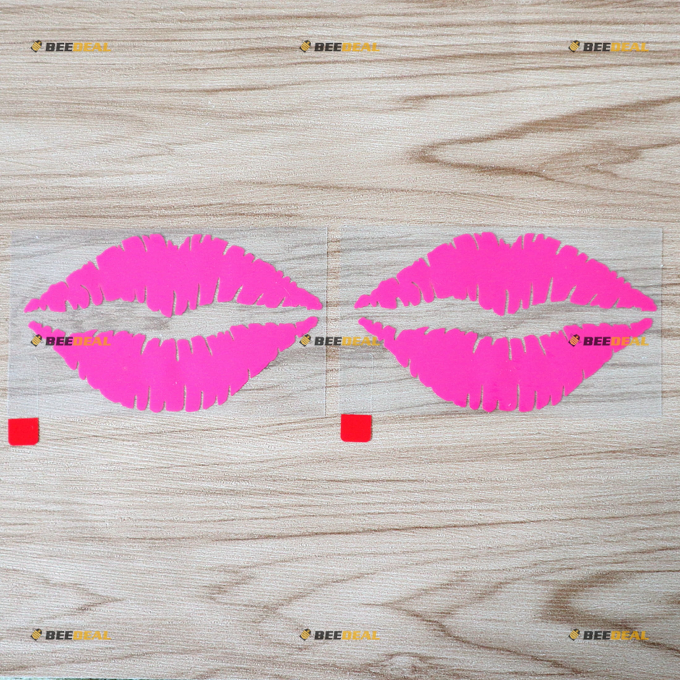 2X hot Pink 4" Hot Lips Kiss Decal Sticker Car Computer Windows Vinyl ...