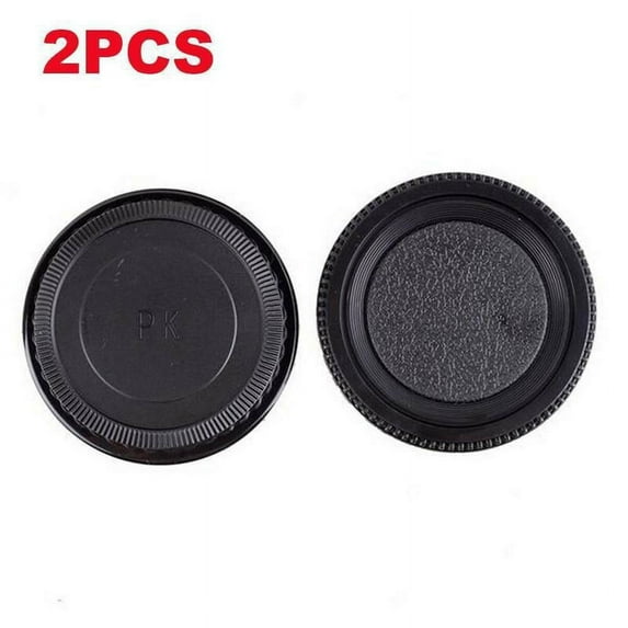 2X/set Plastic Rear Lens and Body Cap Cover For Pentax PK T2F2 U6D1 High K M0T7 B5I9