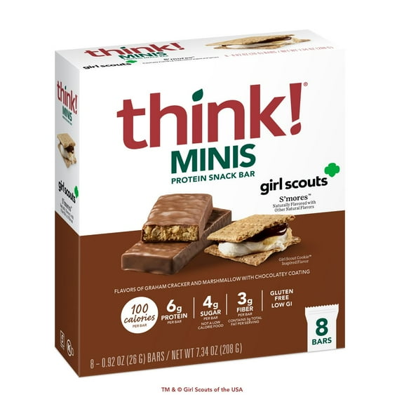 2X - think! Girl Scout Smores Bars - 7oz/8ct