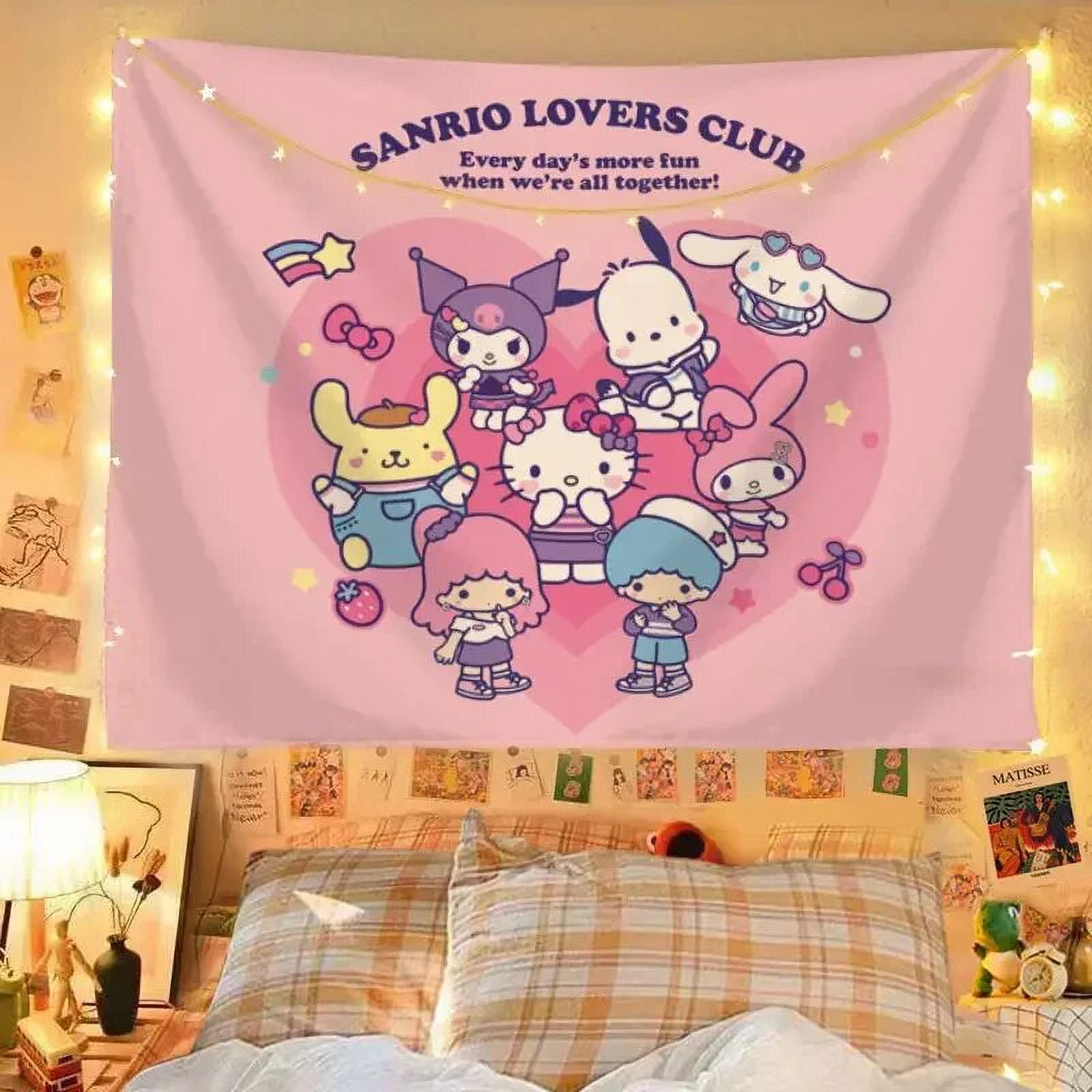 2X1 5M Sanrio Hello Kitty Furniture Background Fabric Melody Hanging 2x1-5m-sanrio-hello-kitty-furniture-background-fabric-melody-hanging