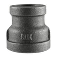 thumbnail image 1 of B&K 521-385HC 2 x 1 in. Malleable Iron Pipe Reducing Coupling, Black, 1 of 2