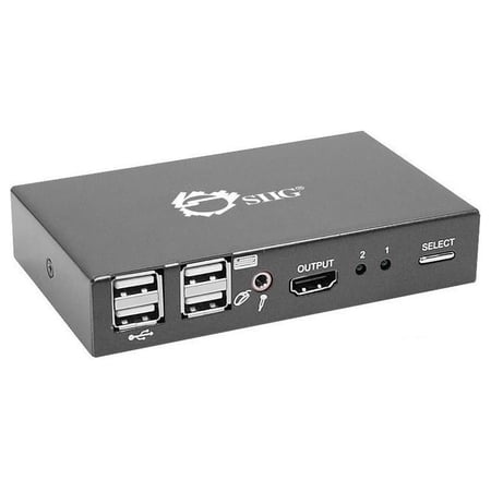 2X1 USB HDMI KVM SWITCH 4K2K SHARE HDTV/DISPLAY USB KB/MSE W/MIC