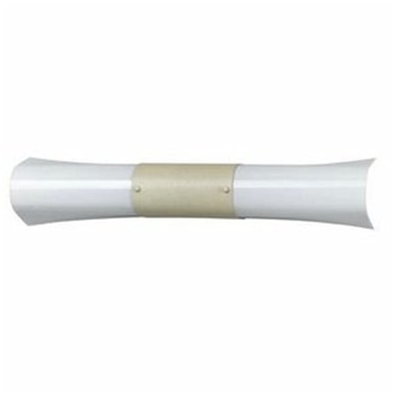 Hotel Double Light 18W PLC Vanity Light-Color:Frosted White,Finish:Beige,Style:Hospitality Contract Lighting,Wattage:18W