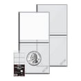 thumbnail image 1 of 2X2 Double Pocket Vinyl Flip Insert (100/pk), 1 of 5