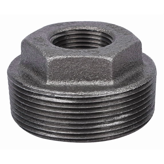 ProSource B241 50X20 Pipe Bushing, 2 x 3/4 in, MIP x FIP, Malleable Iron, SCH 40 Schedule, 300 psi Pressure