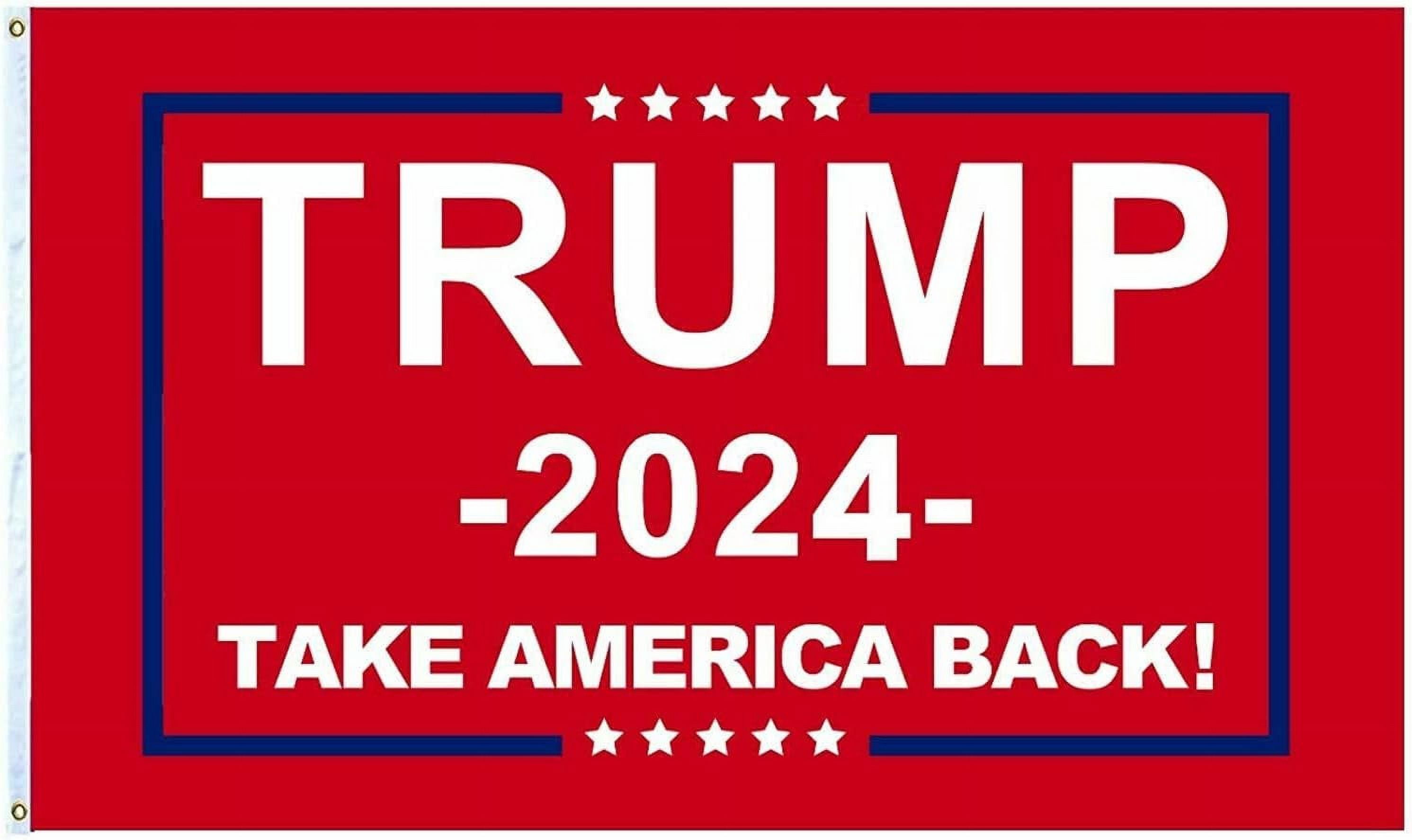 2X3 ft 2024 Donald Trump Take America Back Flag Red MAGA Patriot USA