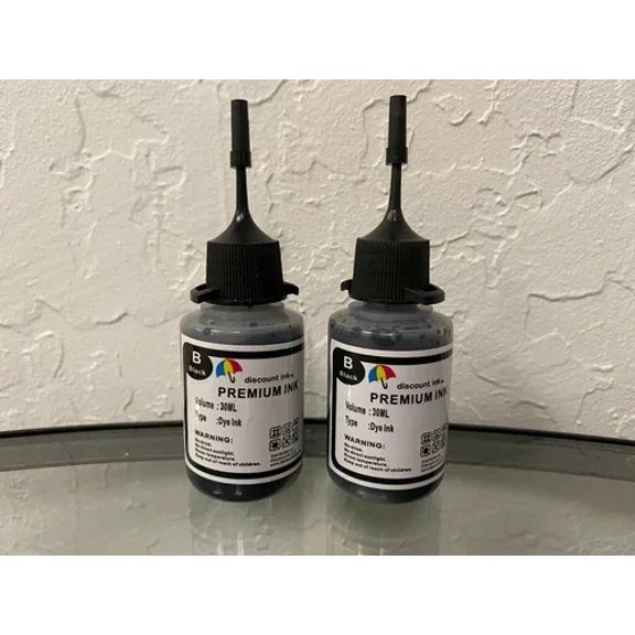 2X30Ml Refill Black Ink Kit For Canon Pg-245 Xl Pixma Ip2820 Printer Cartridges