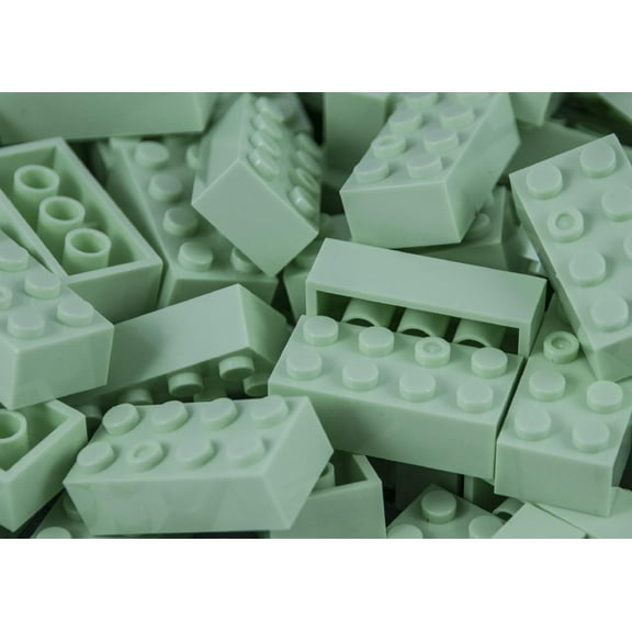 2X4 Bricks MINT COLORED 100 Pack