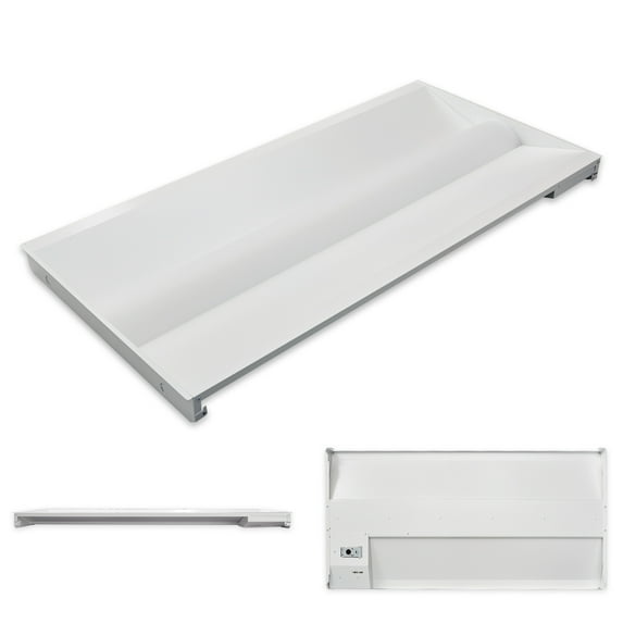 2X4 LED Troffer Light Fixture with 3CCT & Wattage Adjustable