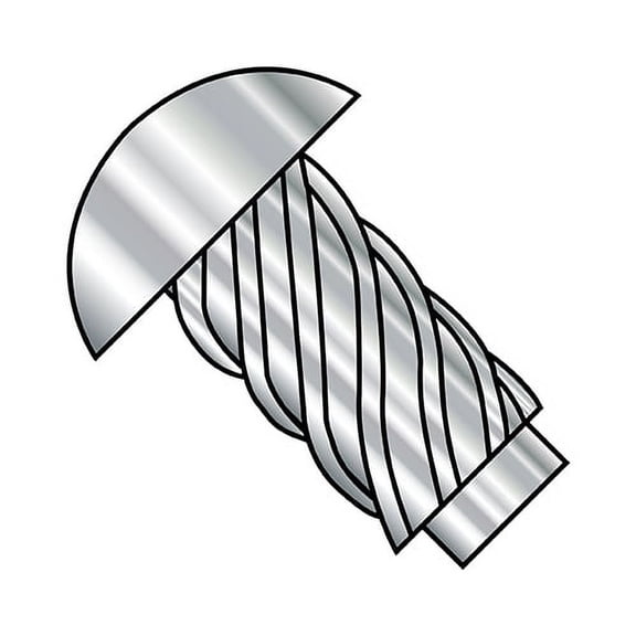 2X5/16 Round Head Type U Drive Screw 18-8 Stainless Steel (Pack Qty 10,000) BC-0205U188