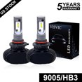 thumbnail image 1 of 2X9005/HB3 LED Combo Headlight Fog Light Kit High Low Beam Bulb White 6000K, 1 of 5