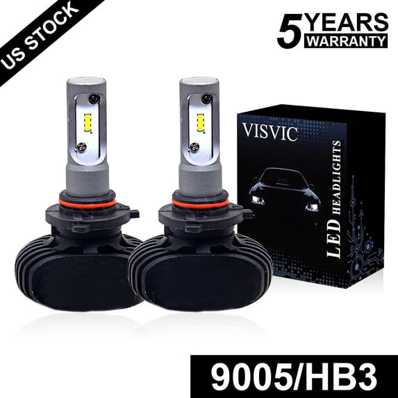 2X9005/HB3 LED Combo Headlight Fog Light Kit High Low Beam Bulb White 6000K